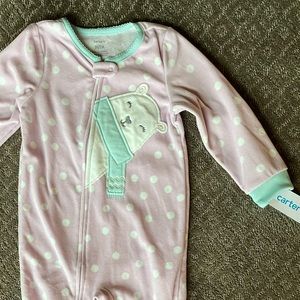 NWT Carter's fall fleece toddler girl pajamas